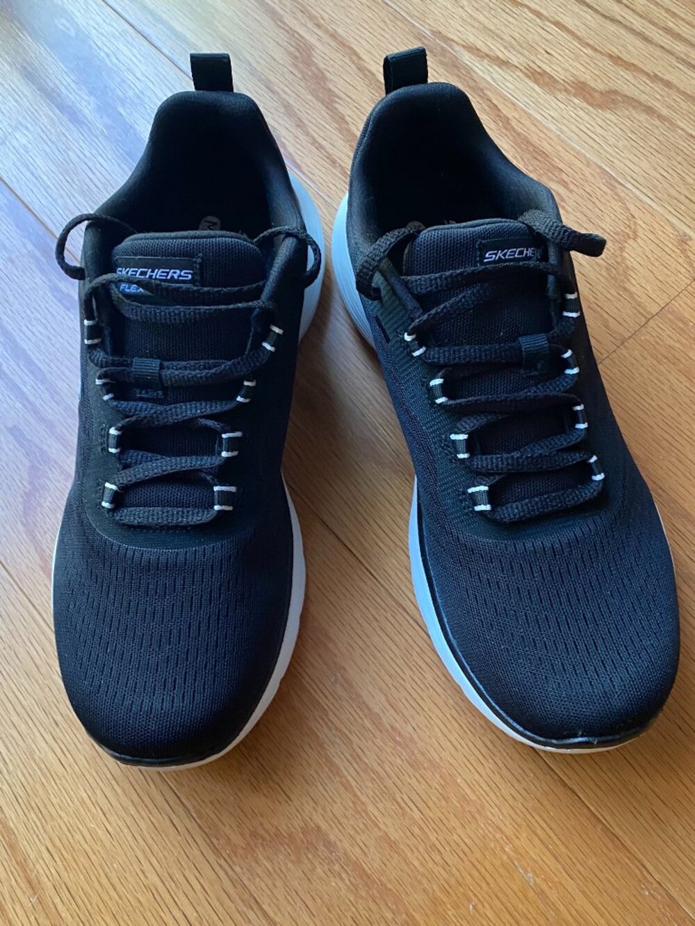 Sketchers Flex-Lite Air-Cooled Memory Foam Sneakers Size 8 Black NWOB ~$90